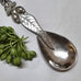 AUSTRALIAN MADE SILVER PEWTER TEA CADDY SCOOPS