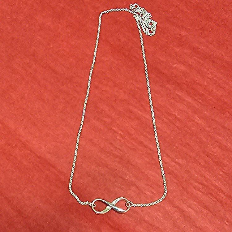 SERLING SILVER NECKLACE INFINITY