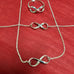SERLING SILVER NECKLACE INFINITY