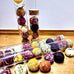 FLORAL TEA BALLS CANNISTER OF EIGHT [SIZE:8 BALLS]