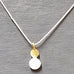 NECKLACE STERLING SILVER [STYLE:2 DOTS]