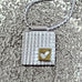 NECKLACE STERLING SILVER [STYLE:SQUARE W HEART]