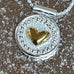 NECKLACE STERLING SILVER [STYLE:CIRCLED HEART]