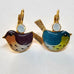 EARRINGS TARATATA BIRDS ON GOLD [STYLE:EARRINGS SMALL]