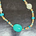 NECKLACE TURQUOISE JADE AND HOWLITE