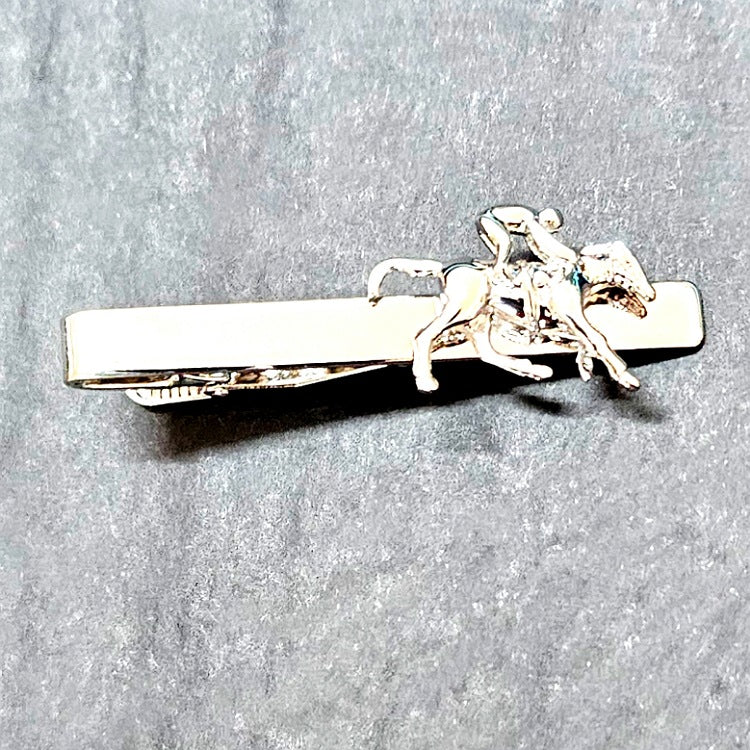 TIE CLIP RACEHORSE