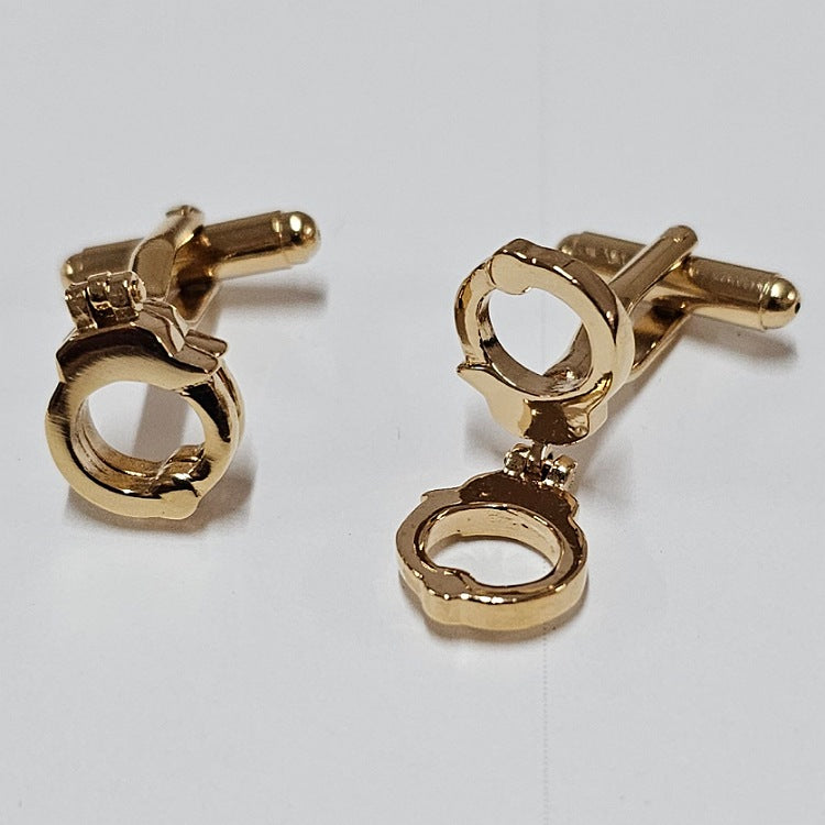 CUFFLINKS GOLD HAND CUFFS