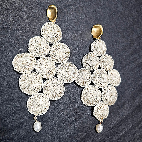 BILUM AND BILAS MALALO CHANDELIER EARRINGS