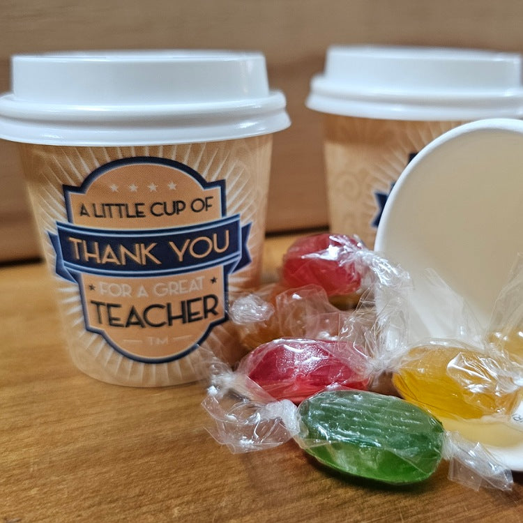 TEACHER GIFT COFFEE CUP OF SWEETS