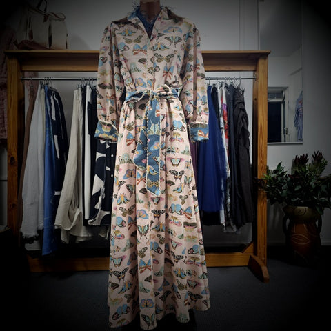 EMERGE PINK BUTTERFLY DRESS [SIZE:SMALL]