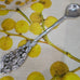 AUSTRALIAN MADE SILVER PEWTER OLIVE SPOON [STYLE:WATTLE]