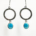 ENTIA EARRINGS KINGMAN TURQUOISE FROM USA