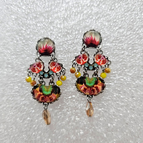 AYALABAR EARRINGS COLOUR ON FIERY STUD