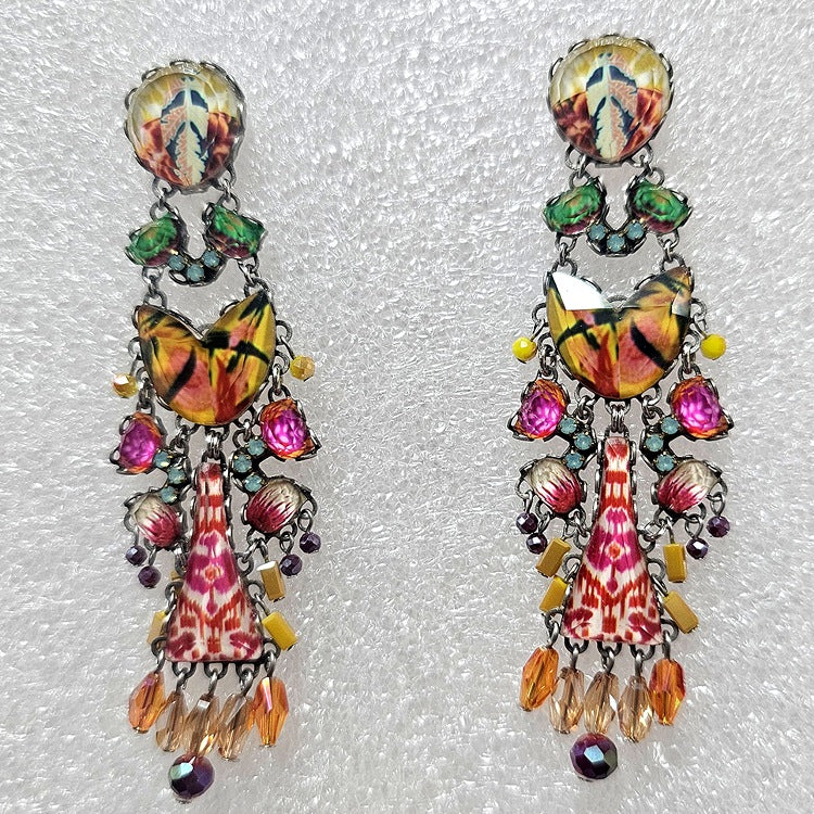 AYALABAR EARRINGS STATEMENT BRIGHT SPRING