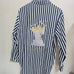 BLUE STRIPED COCKATOO SHIRT