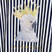 BLUE STRIPED COCKATOO SHIRT