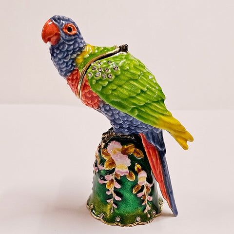 RAINBOW LORRIKEET TRINKET BOX