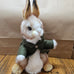 HAND PUPPET BUNNY IN COAT 35 CM