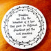 PORCELAIN COASTER [PRINT:FAMILIES ARE LIKE]