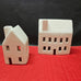PORCELAIN TEA LIGHT HOUSE WHITE