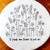 PORCELAIN COASTER [PRINT:IF FRIENDS WERE FLOWERS]