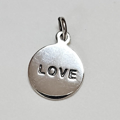 STERLING SILVER I LOVE YOU PENDANT