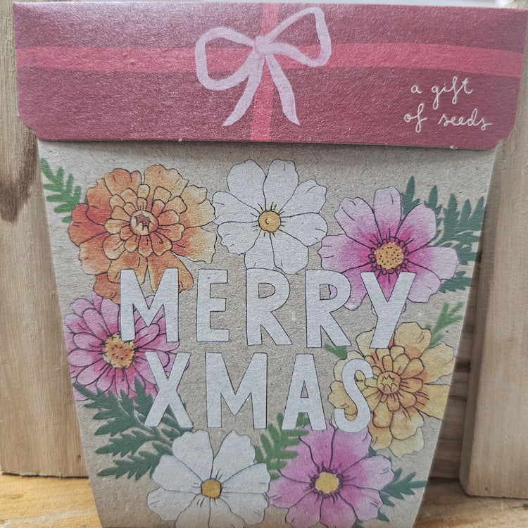 SEEDS GIFT CARD [FLOWER:MERRY CHRISTMAS]