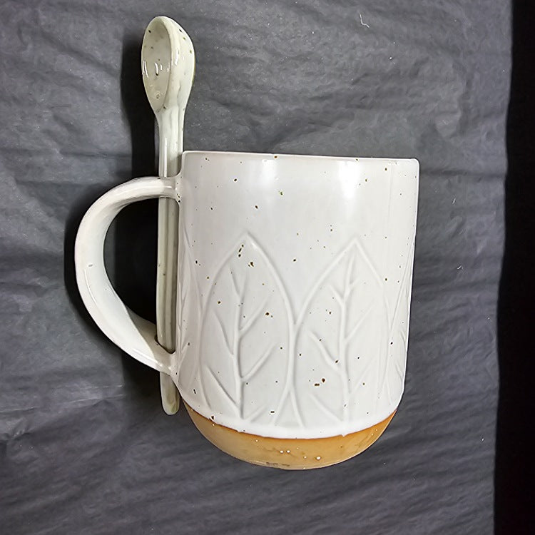 CERAMIC MUG WITH SPOON AND INSERT