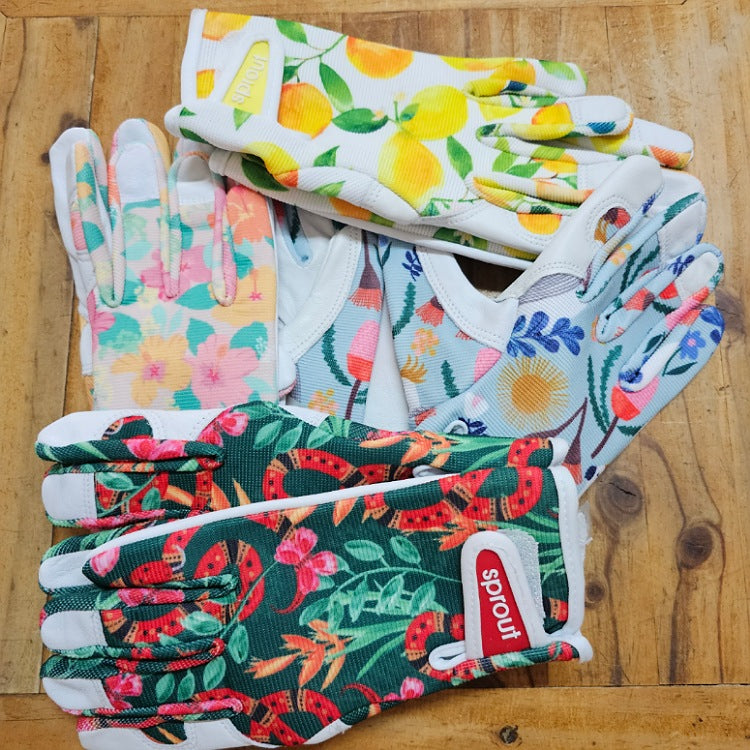 sprout gardening gloves SPROUT GOATSKIN GARDEN GLOVE – spinifexcollections