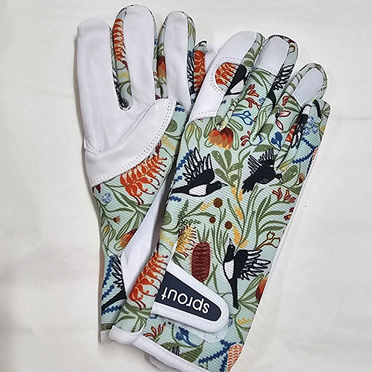 rhs gardening gloves SPROUT GOATSKIN GARDEN GLOVE – spinifexcollections