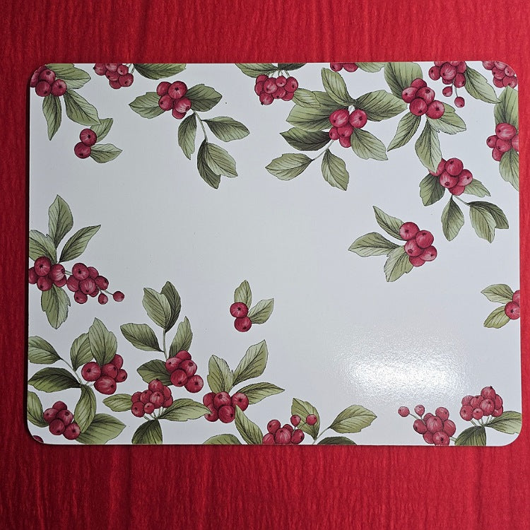 PLACEMATS SET 4 RECTANGULAR CHRISTMAS