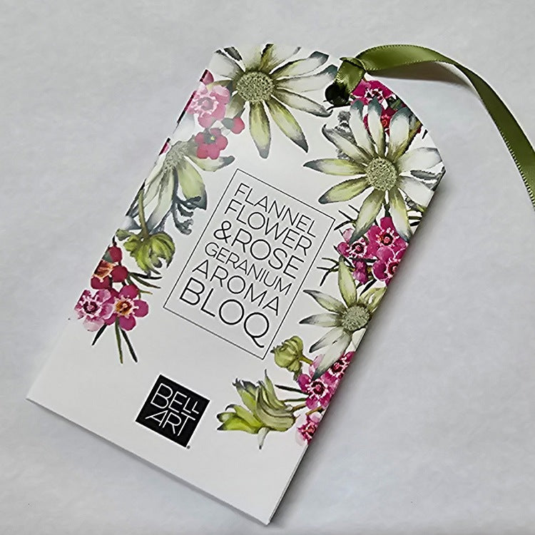 NATURAL AROMA  HANGING BLOCK [FRAG:FLANNEL FLOWER AND ROSE]