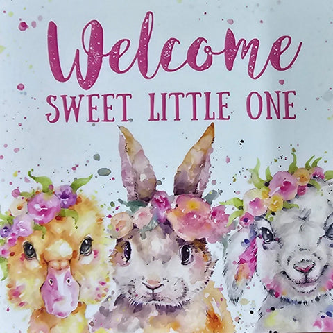 GIFT CARD WELCOME SWEET LITTLE ONE