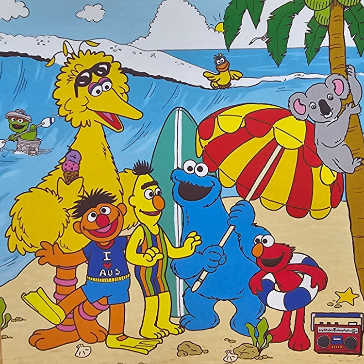 GREETING CARD SESAME STREET DOWN UNDER