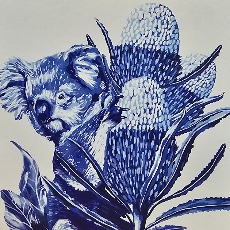 GREETING CARD BANKSIA KOALA