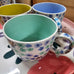 DITSY TEA CUP MUG FLORAL JONES AND CO [COL:MINT]
