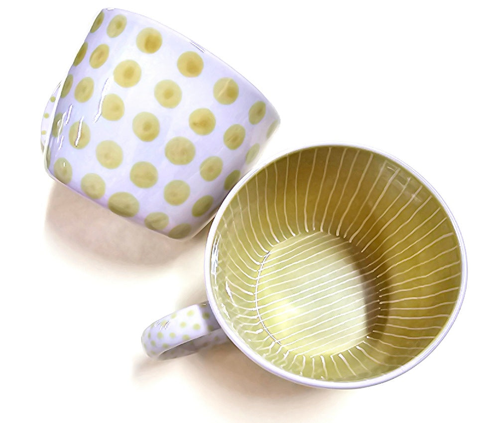 CHINO MUG MUSTARD SPOTS