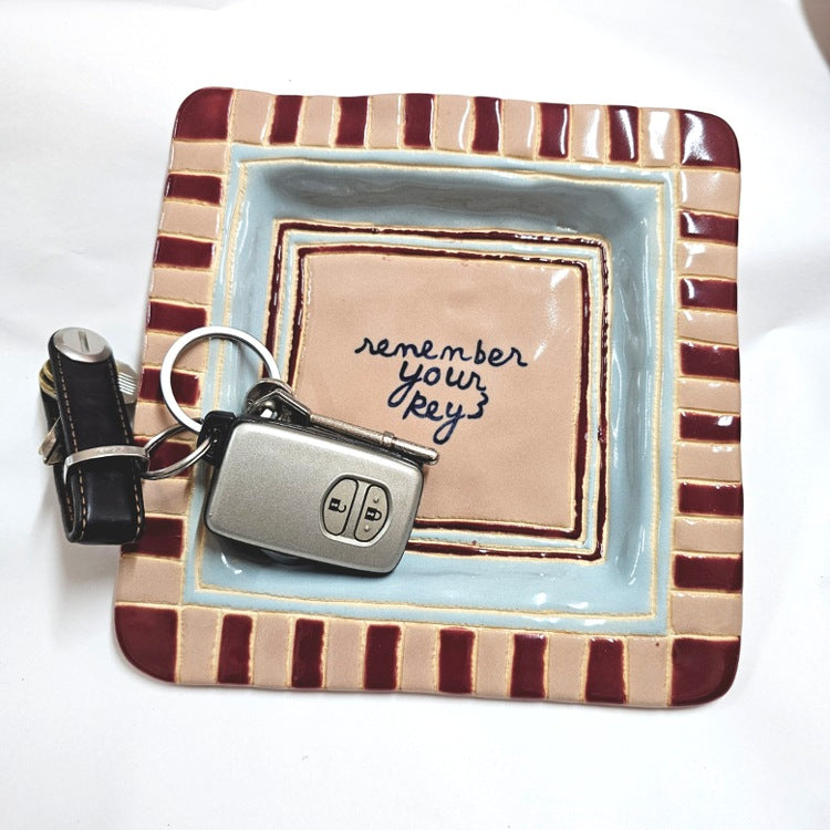 JONES AND CO TRAY REMEMBER YOUR KEYS