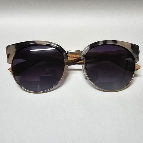 POLARISED SUNGLASSES WOODEN ARMS