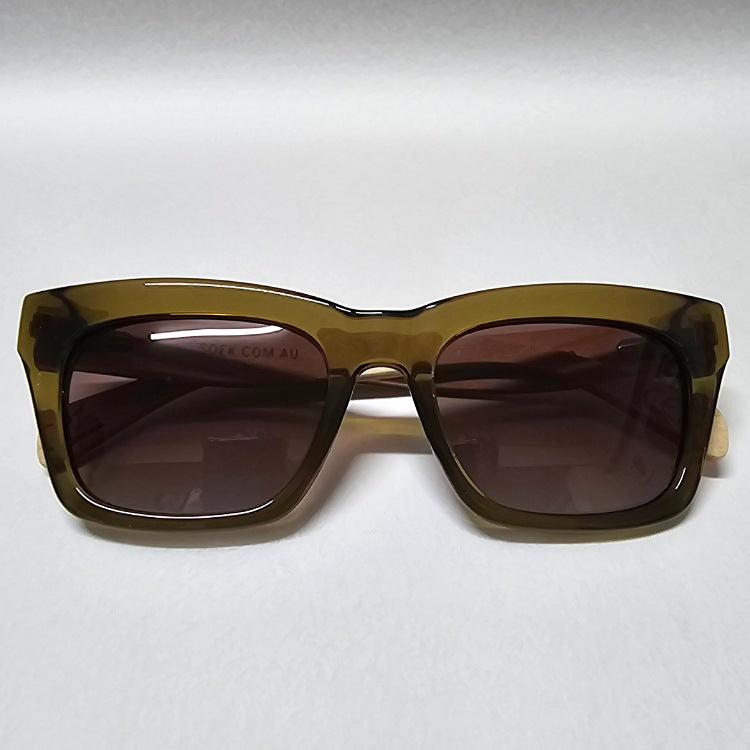 POLARISED SUNGLASSES WOODEN ARMS [DESIGN:MORGAN MOSS]