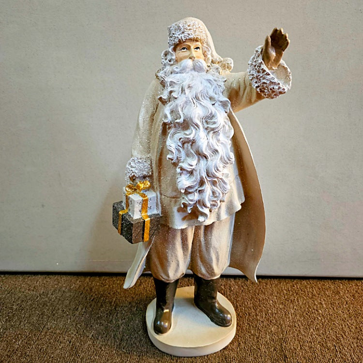 WAVING WOODLAND SANTA