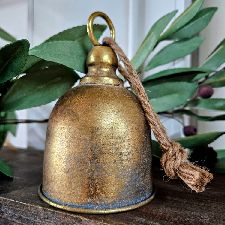 GOLD CHRISTMAS BELL 17 CM