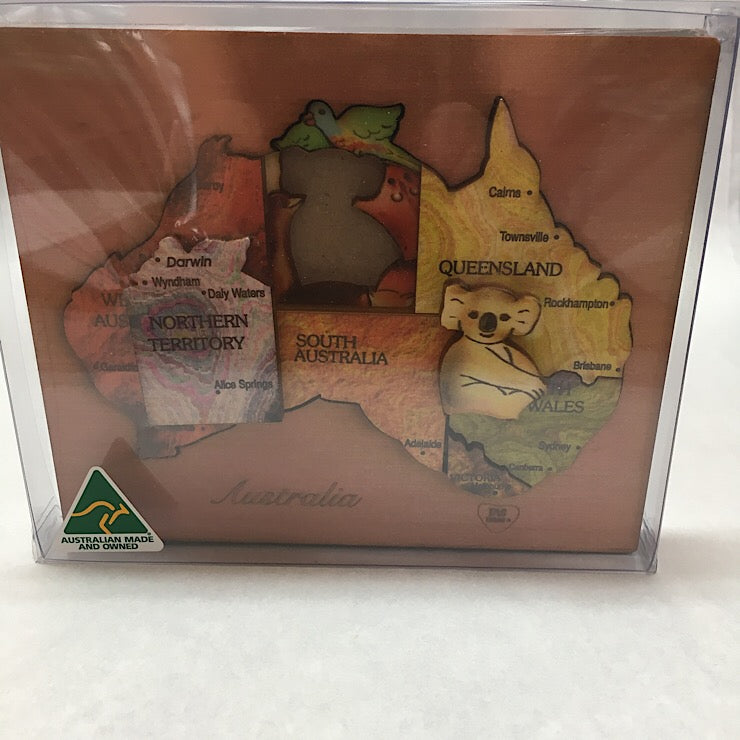 DOUBLE COLOURED MAP PUZZLES
