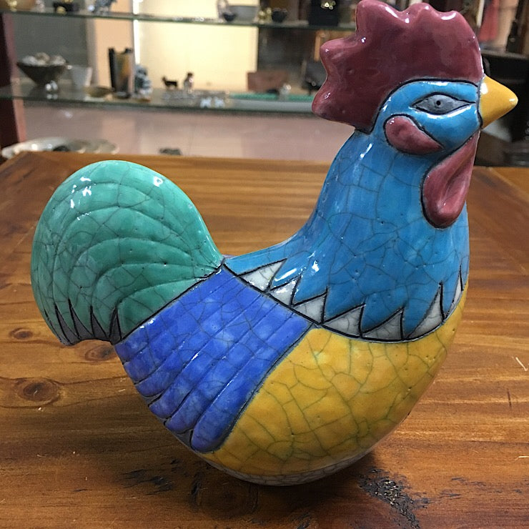 COLOURFUL CERAMIC ROOSTER