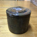 MARBLE POT WITH GONIATITE LID