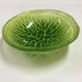 TEXTURED SMALL GREEN GLASS BOWL