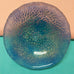 SMALL TEXTURED BLUE GLASS BOWL