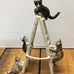 PORCELAIN TRINKETS 4 CATS ON A LADDER