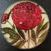 RED PEONY PAPERWEIGHT