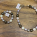 TWO TONE GREY BLACK PEARL NECKLACE